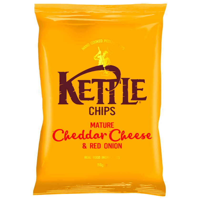 Kettle Chips Mature Cheddar & Red Onion 150g
